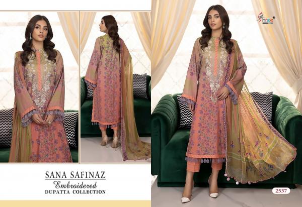 Shree Sana Safinaz Embroidered Cotton Dupatta Pakistani Suit Collection